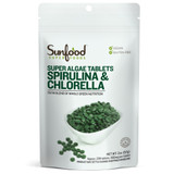 Sunfood Spirulina & Chlorella Tablets, 4 oz