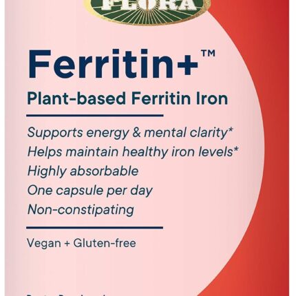 Flora Ferritin+ Delayed-Release Iron Supplement