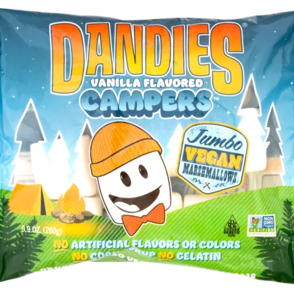 Dandies Campers Jumbo Vegan Marshmallows, 10 oz